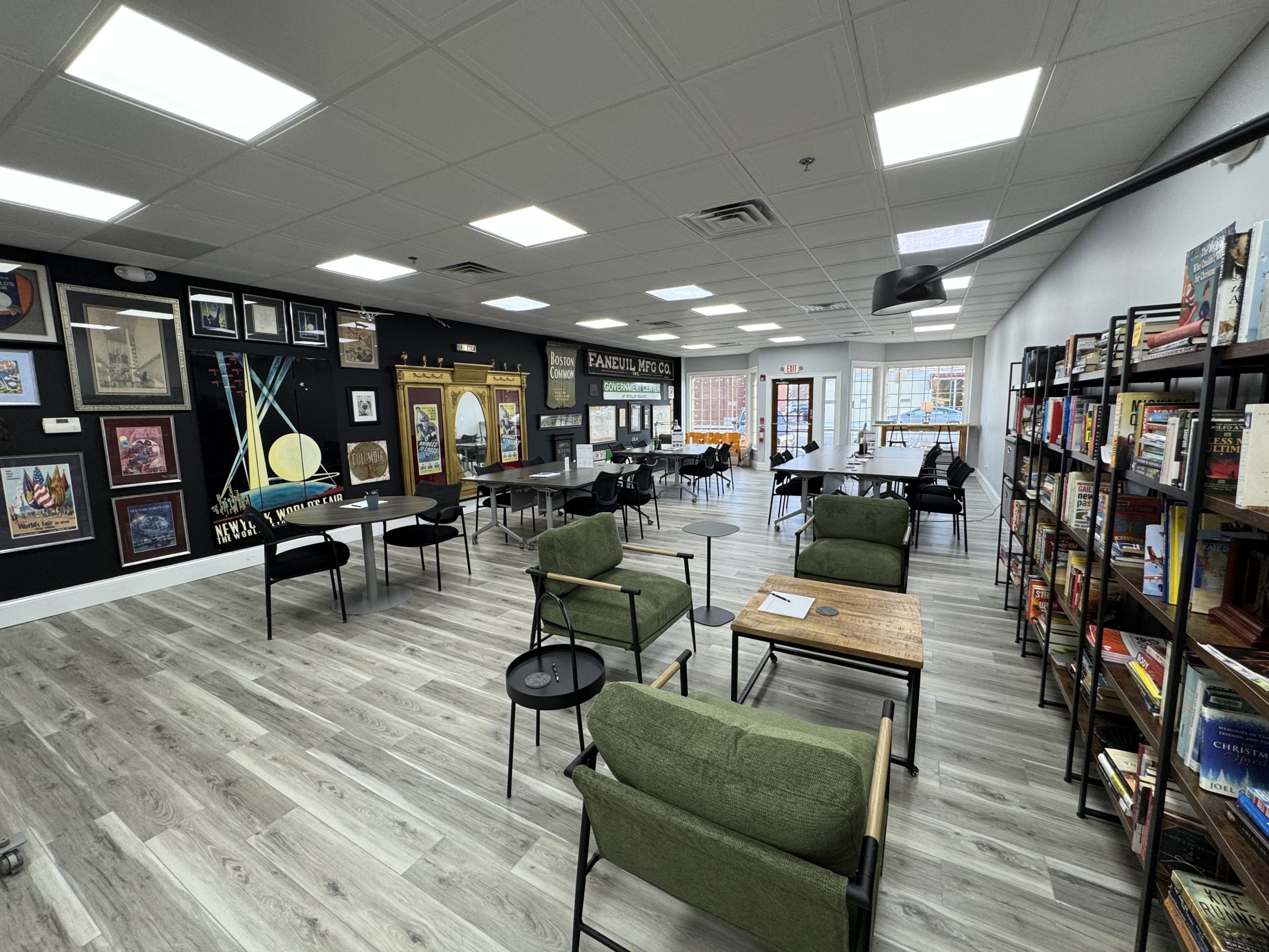 Suite 102 community space at the Writers' CLC